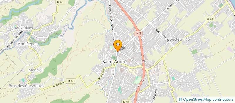 localisation de l'entreprise ZARAB ORIENTAL à SAINT-ANDRE