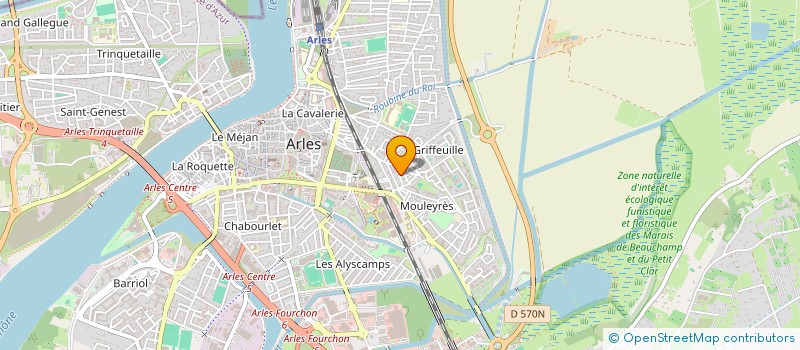 localisation de l'entreprise ZARABAO à ARLES