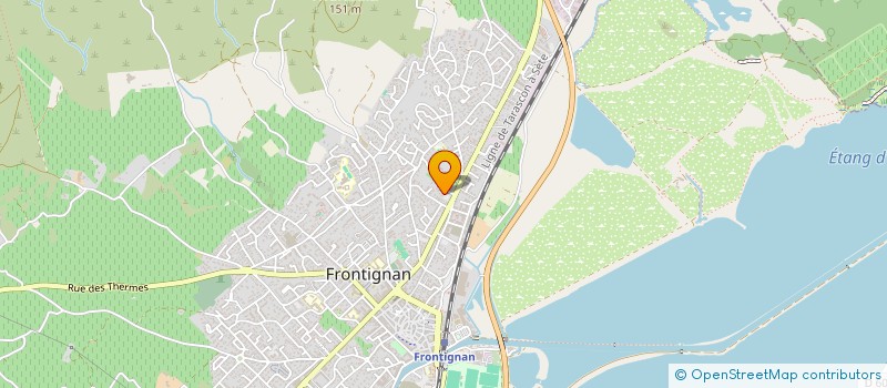 localisation de l'entreprise ZARAGOZA IMMOBILIER à FRONTIGNAN