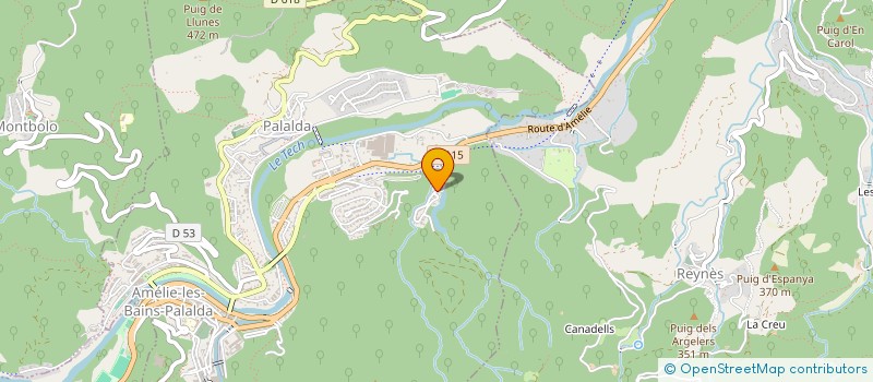 localisation de l'entreprise ZARAH  AMELIE-LES-BAINS-PALALDA