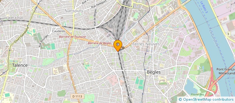 localisation de l'entreprise ZARAH à BEGLES