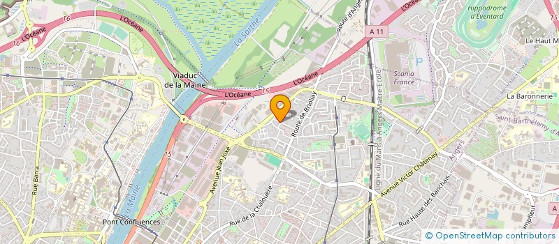 localisation de l'entreprise ZAREMA à ANGERS