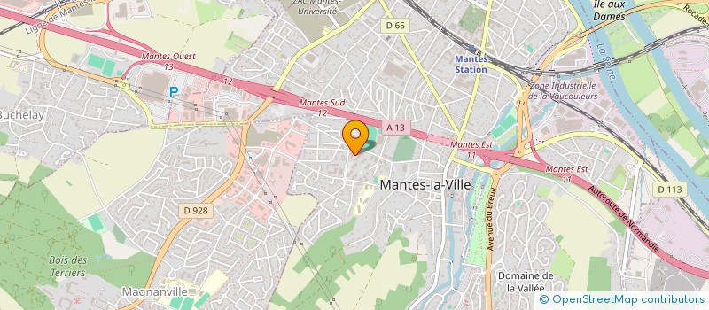 localisation de l'entreprise ZARFAS à MANTES-LA-VILLE