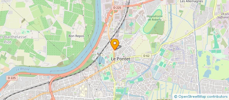 localisation de l'entreprise ZARGUIT  LE PONTET