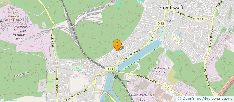 localisation de l'entreprise ZARIOUH IMMOBILIER  CREUTZWALD