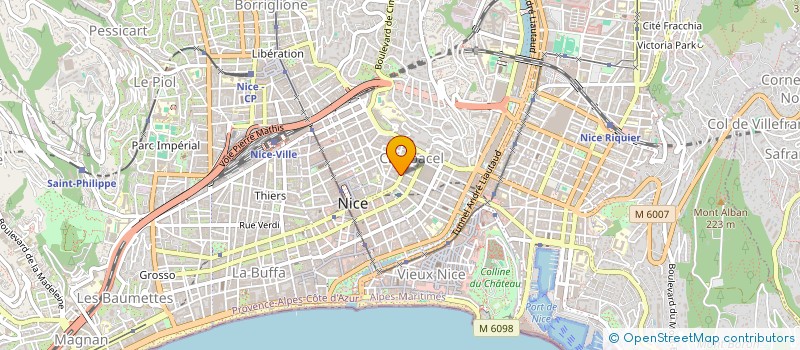 localisation de l'entreprise ZARISS à NICE