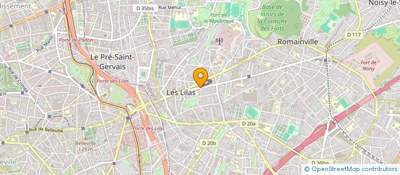 localisation de l'entreprise ZARKA RENOV à LES LILAS