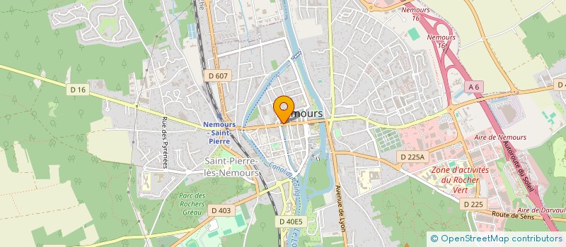 localisation de l'entreprise ZARKA SARL à NEMOURS