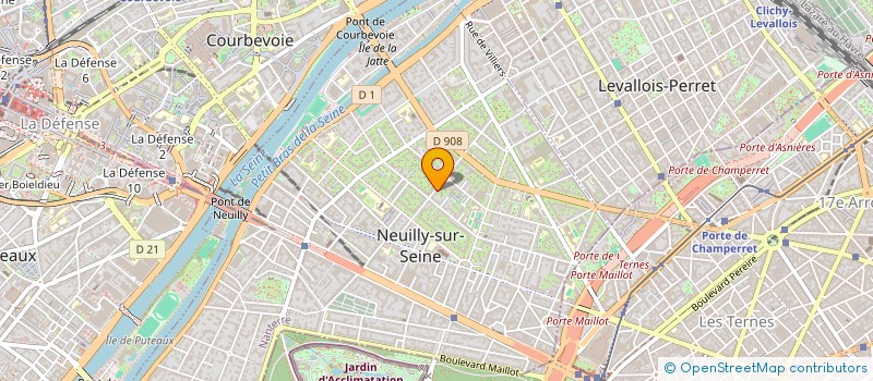 localisation de l'entreprise ZARKA TRADING à NEUILLY-SUR-SEINE