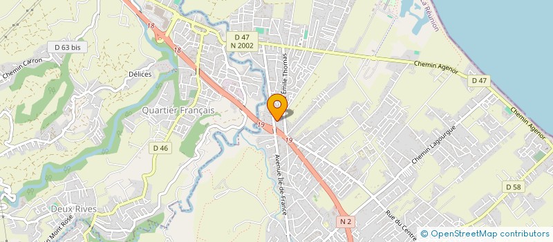 localisation de l'entreprise ZARLOR LONTAN à SAINT-ANDRE