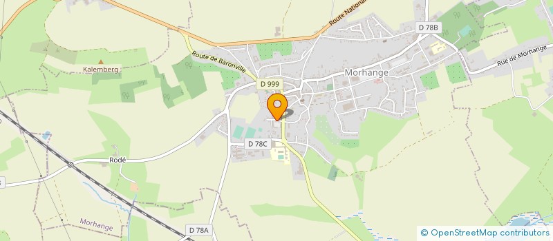 localisation de l'entreprise ZAROS  MORHANGE