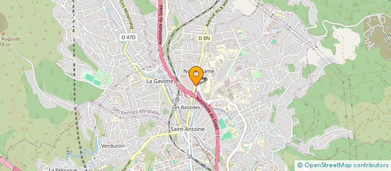 localisation de l'entreprise ZARPHA à MARSEILLE