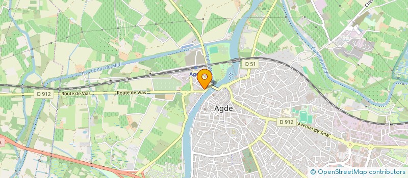 localisation de l'entreprise ZARS  AGDE