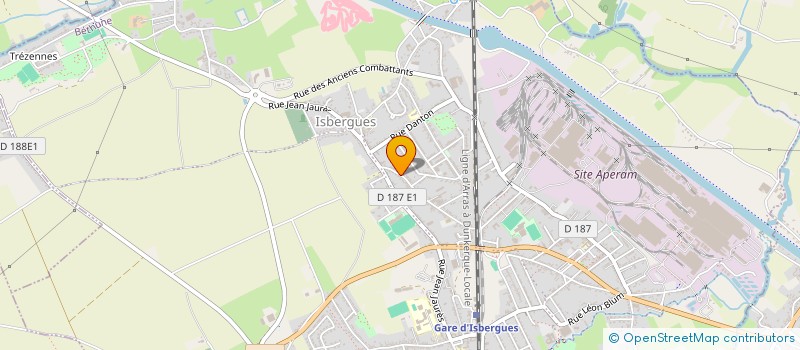 localisation de l'entreprise ZARTE  ISBERGUES