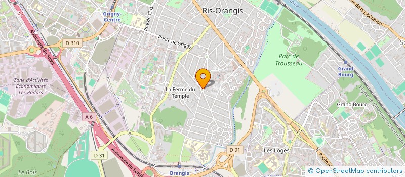 localisation de l'entreprise ZARZIS ESPOIR à RIS-ORANGIS