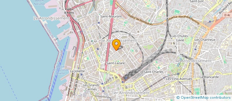 localisation de l'entreprise ZARZIS LOGISTIQUE à MARSEILLE