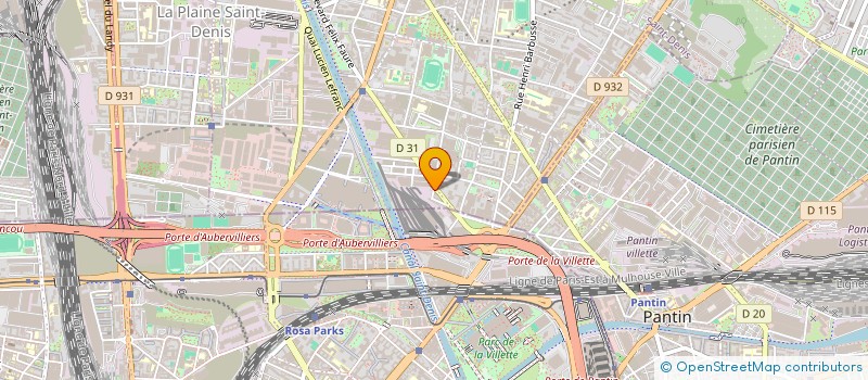 localisation de l'entreprise ZARZIS PALACE  AUBERVILLIERS