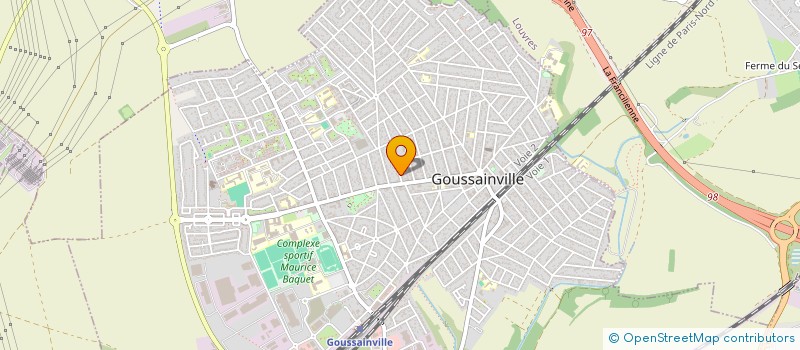 localisation de l'entreprise ZAS BATIMENT à GOUSSAINVILLE