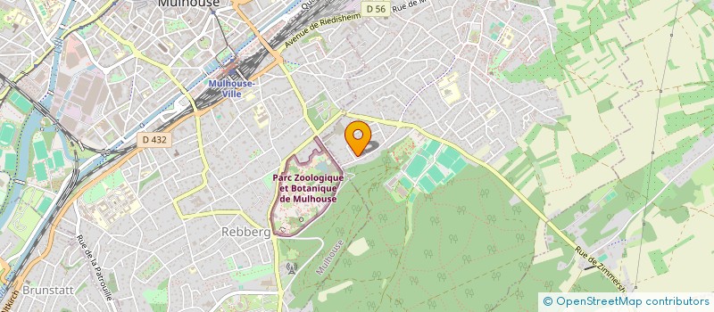 localisation de l'entreprise ZAS IMMO  RIEDISHEIM