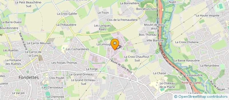 localisation de l'entreprise ZASFAH à FONDETTES