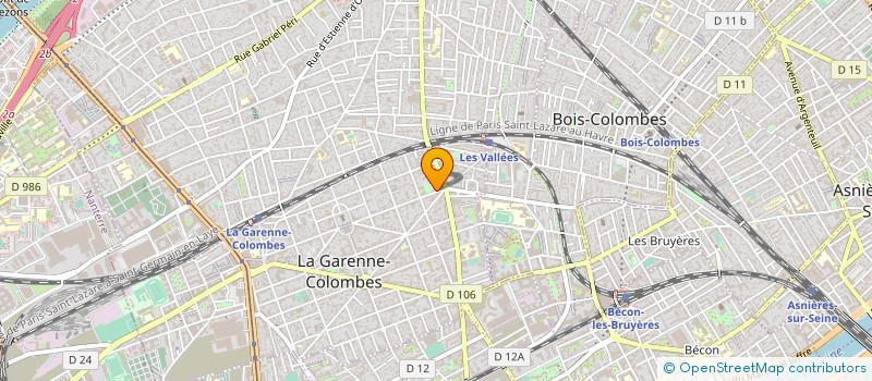 localisation de l'entreprise ZASILEF à LA GARENNE-COLOMBES
