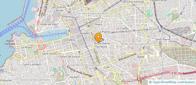 localisation de l'entreprise ZASK-BIRMAN à MARSEILLE 6EME