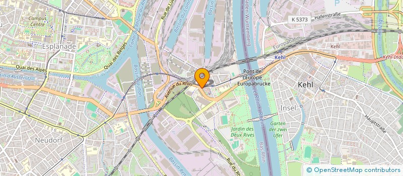 localisation de l'entreprise ZASS à STRASBOURG