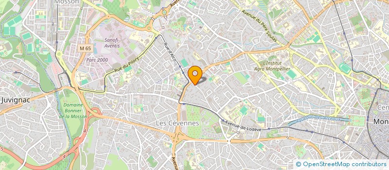 localisation de l'entreprise ZASS TAXI à MONTPELLIER