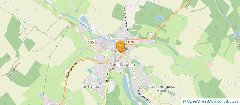 localisation de l'entreprise ZATA  SAINT-FARGEAU