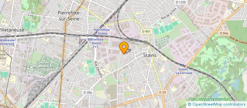 localisation de l'entreprise ZATF TELEMEDIA à STAINS