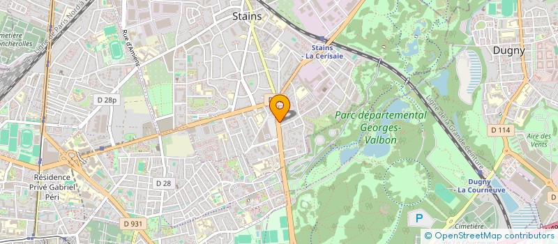 localisation de l'entreprise ZATIA à STAINS