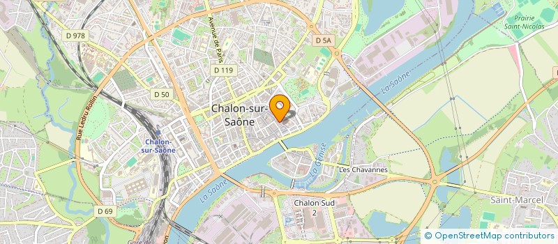 localisation de l'entreprise ZATTERA à CHALON-SUR-SAONE