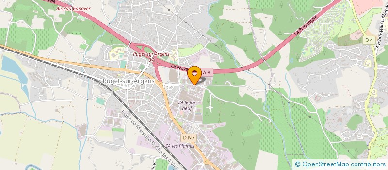 localisation de l'entreprise ZATYOO à PUGET-SUR-ARGENS