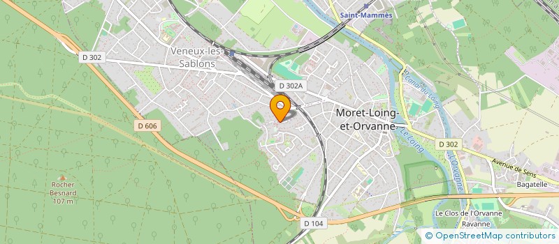 localisation de l'entreprise ZAUBERKUNST à MORET-LOING-ET-ORVANNE