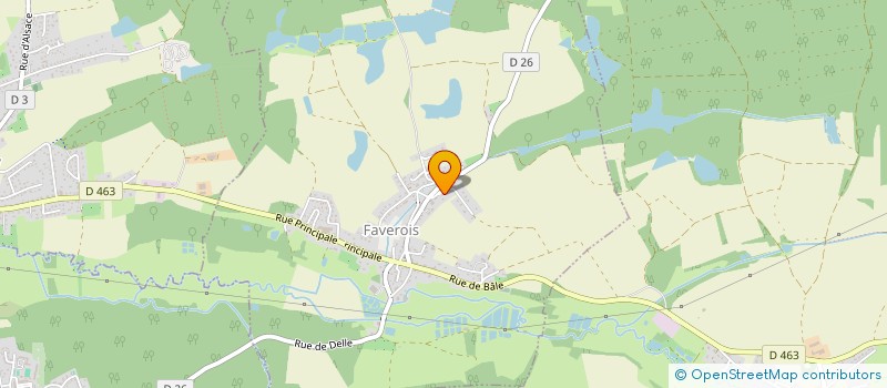 localisation de l'entreprise ZAUGG ERIC EURL à FAVEROIS
