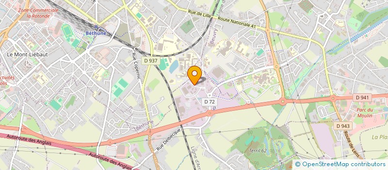 localisation de l'entreprise ZAUN FRANCE à VERQUIGNEUL