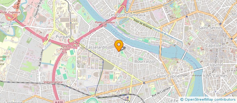 localisation de l'entreprise ZAUNDEF à TOULOUSE