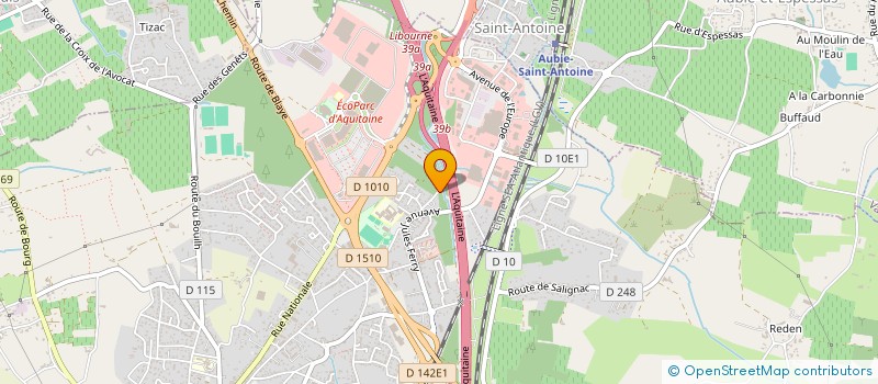 localisation de l'entreprise ZAUTO33 à SAINT-ANDRE-DE-CUBZAC