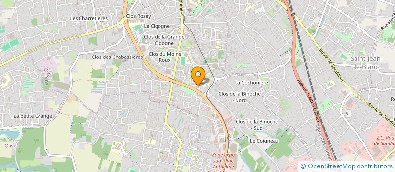 localisation de l'entreprise ZAUTOMOBILES à ORLEANS