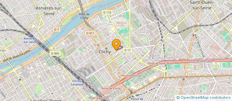 localisation de l'entreprise ZAV à CLICHY