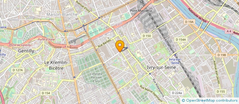 localisation de l'entreprise ZAVO à ALFORTVILLE