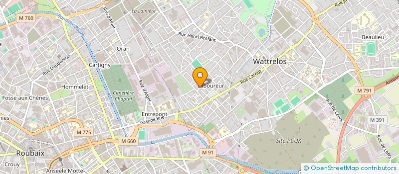 localisation de l'entreprise ZAVO  WATTRELOS