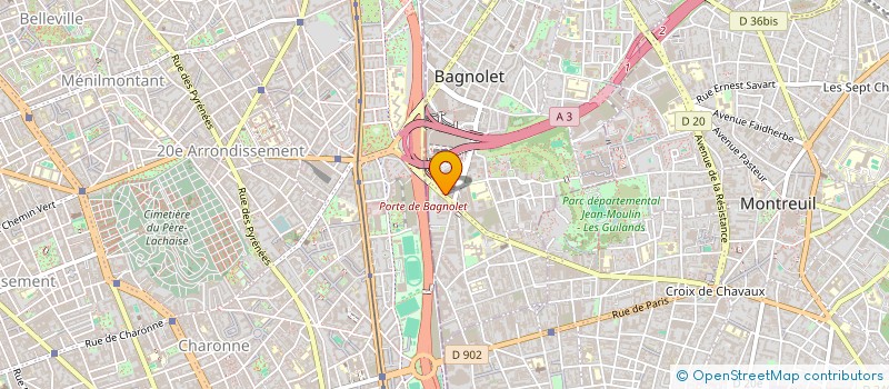localisation de l'entreprise ZAWAHID  BAGNOLET