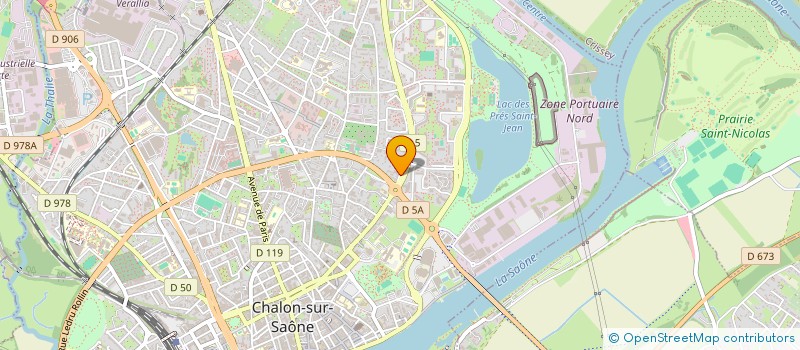 localisation de l'entreprise ZAWII BAZAR & MARQUES ATOUTPRIX  CHALON-SUR-SAONE