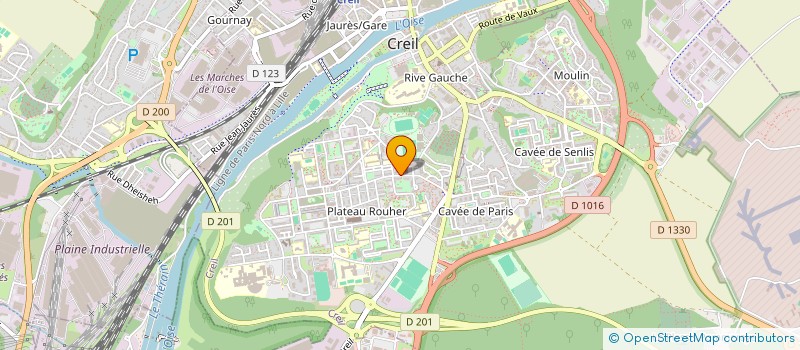 localisation de l'entreprise ZAWTIN à CREIL