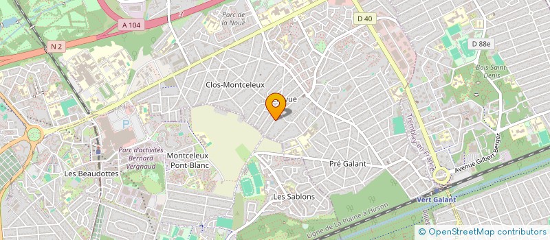 localisation de l'entreprise ZAWYA ABDELRAHMANE AL WALI AL YAGOUBI à VILLEPINTE