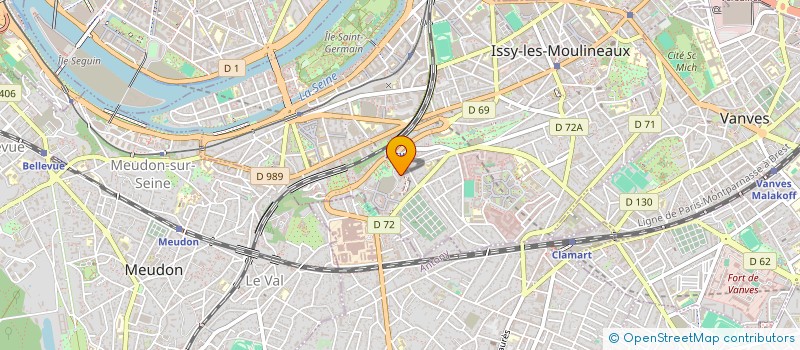 localisation de l'entreprise ZAY COIFFURE à ISSY-LES-MOULINEAUX