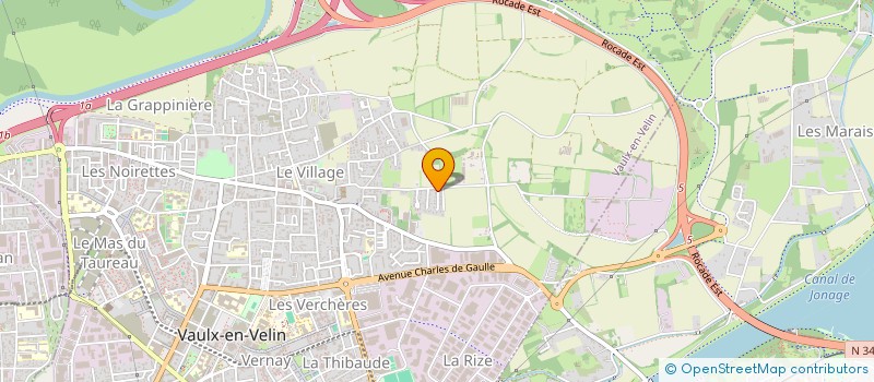 localisation de l'entreprise ZAY GROUP  VAULX-EN-VELIN