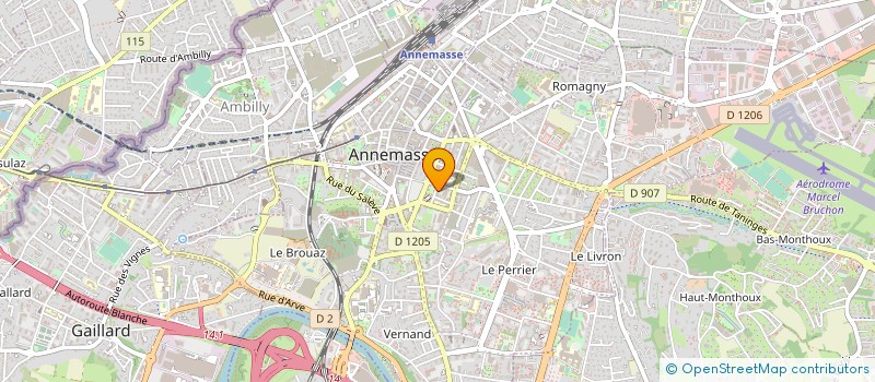 localisation de l'entreprise ZAYA  ANNEMASSE