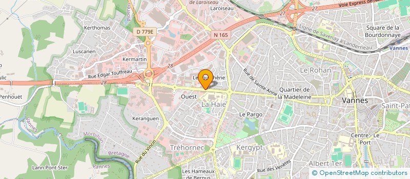 localisation de l'entreprise ZAYA FOOD 56 à VANNES